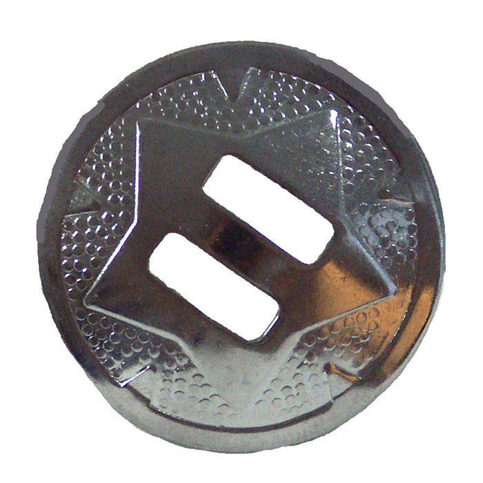 #773 Chrome Brass Concho 1-1/4"
